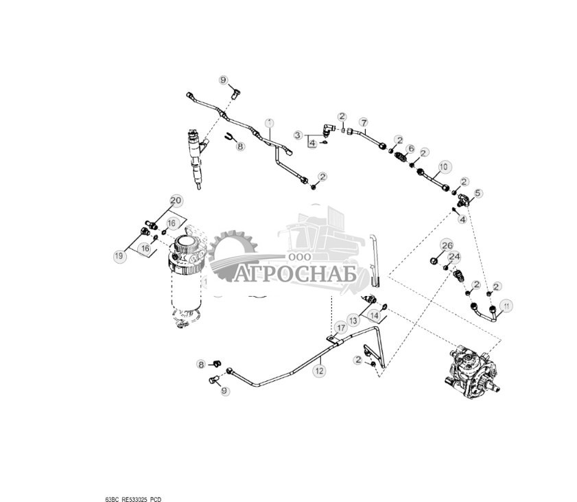 63BC Топливопроводы низкого давления - ST21326 92.jpg